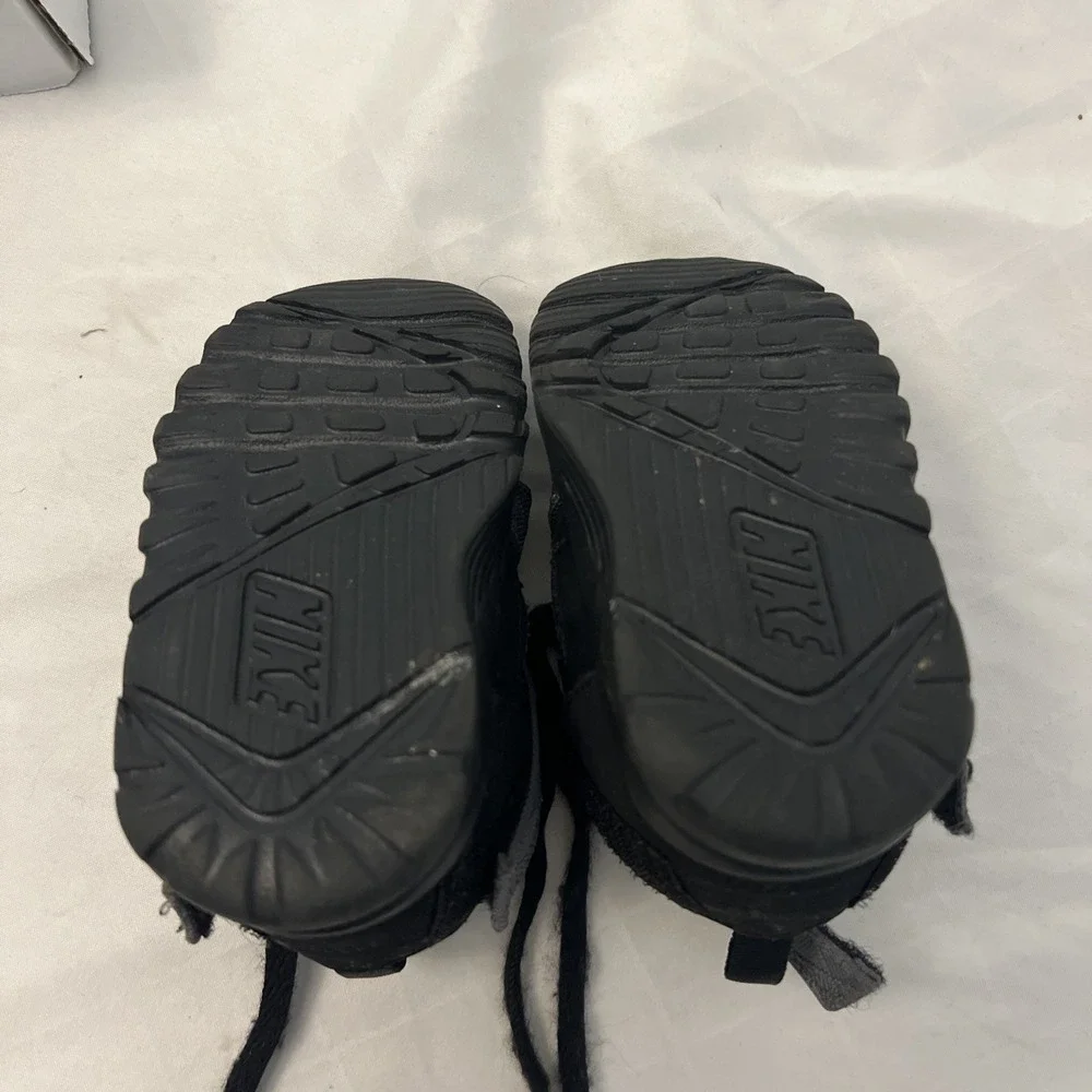 Sneakers Baby Toddler Sz 4C Jordan 1 Low‎ Flex (TD) Black Color 554721-100 Box
